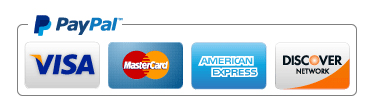 We Accept Credit Cards through Paypal