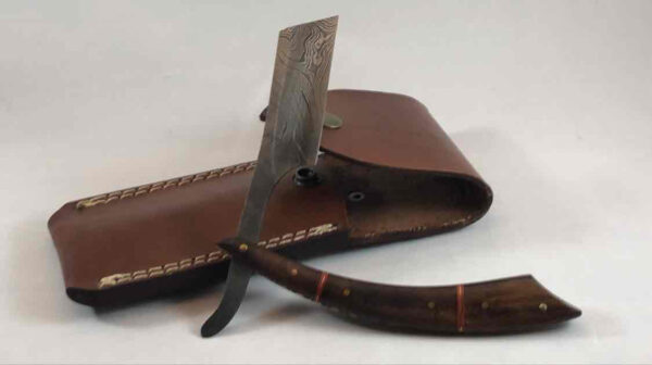 Hand-Made Rosewood Handle Straight Razor - Image 2