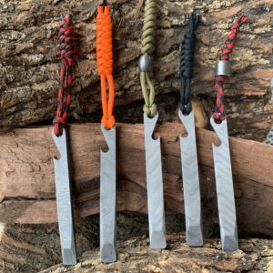 4" EDC Stainless Steel Damascus PryBar
